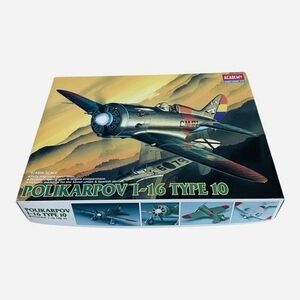 Academy 1/48 Scale Polikarpov I-16 Type 10 Soviet Fighter Model Kit NIB